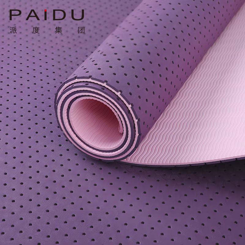 TPE Holey Yoga Mats Manufacturer - Quality Mats with Enhanced Traction | Paidu Supplier