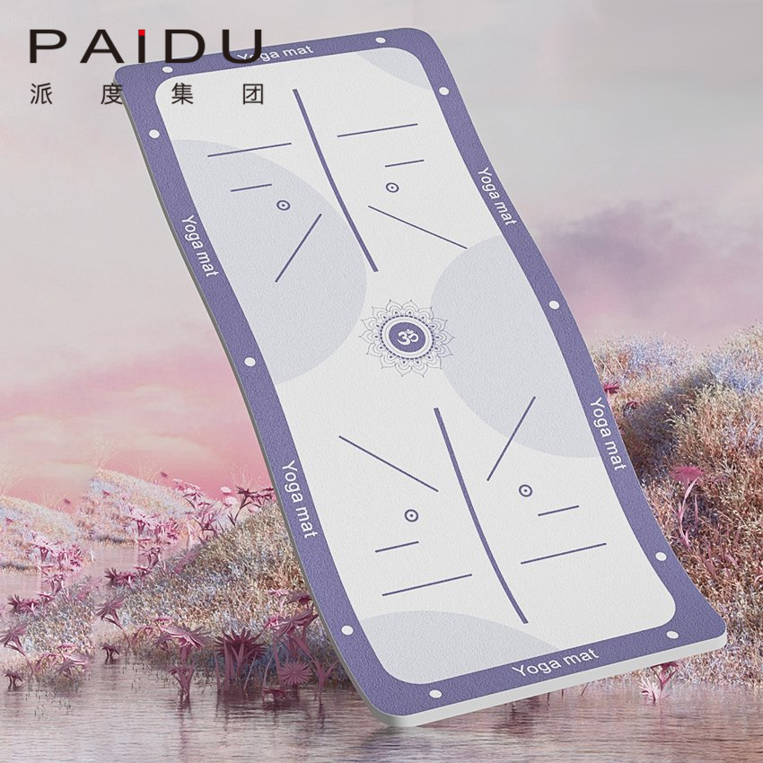 Paidu Manufacturer High Quality Oem&Odm Suede Tpe Printing Yoga Mat Manufacturer