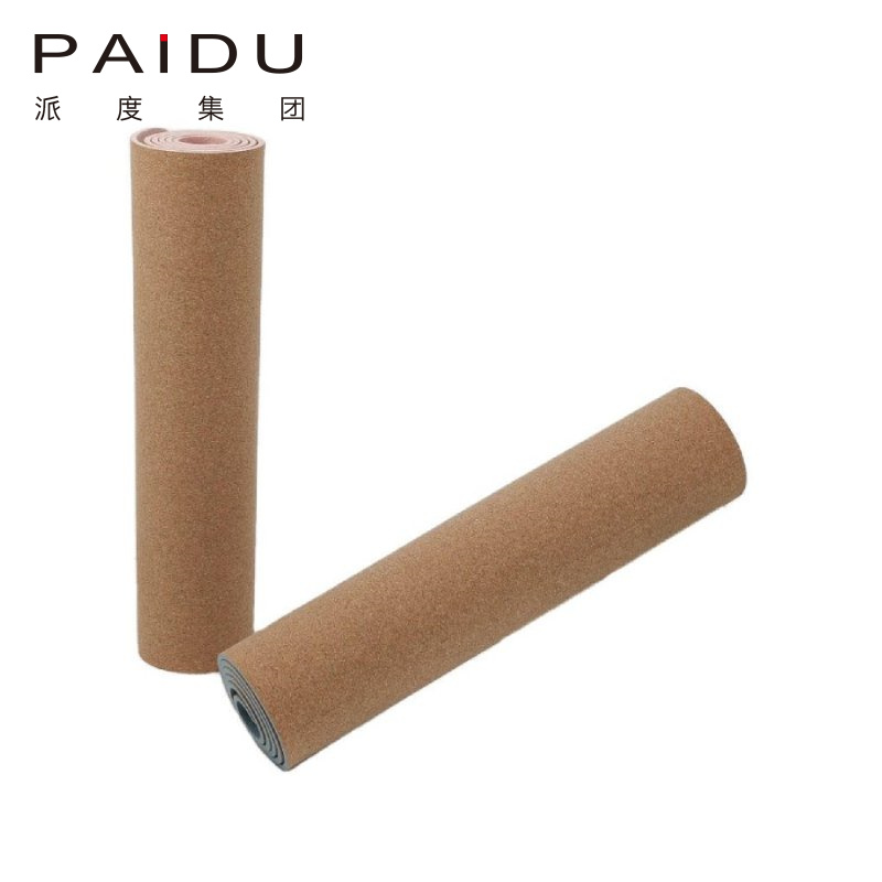 Premium Bulk Cork TPE Folding Yoga Mats for Sale - Portable & Eco-Friendly