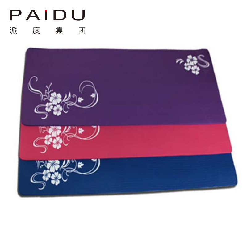 Customized High Quality Color NBR Printing Yoga Mat Manufacturer | Paidu Supplier