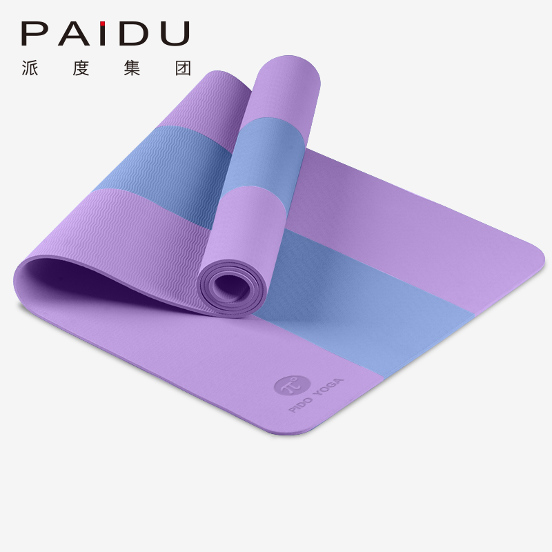 Classic 6mm TPE Color Matching Yoga Mat Wholesale | Paidu Supplier