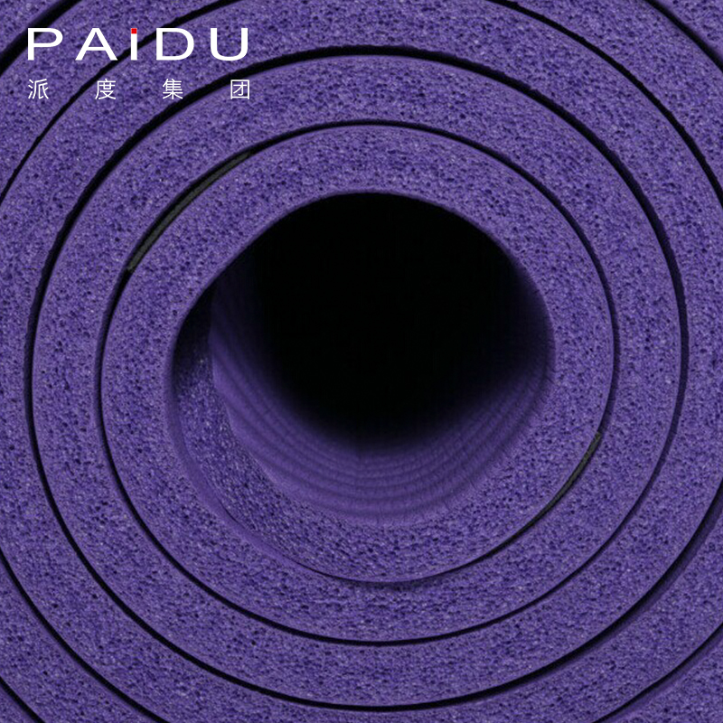 Wholesale Solid Color NBR Yoga Mats - Non-Slip and Eco-Friendly | Paidu Supplier