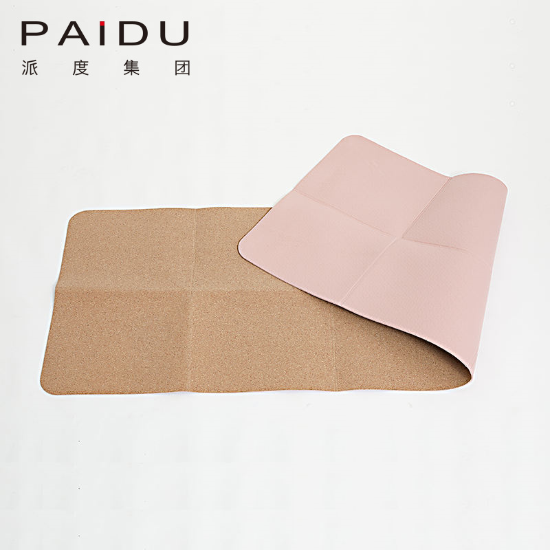 Custom Cork TPE Folding Yoga Mat - Personalized Comfort for | Paidu Supplier