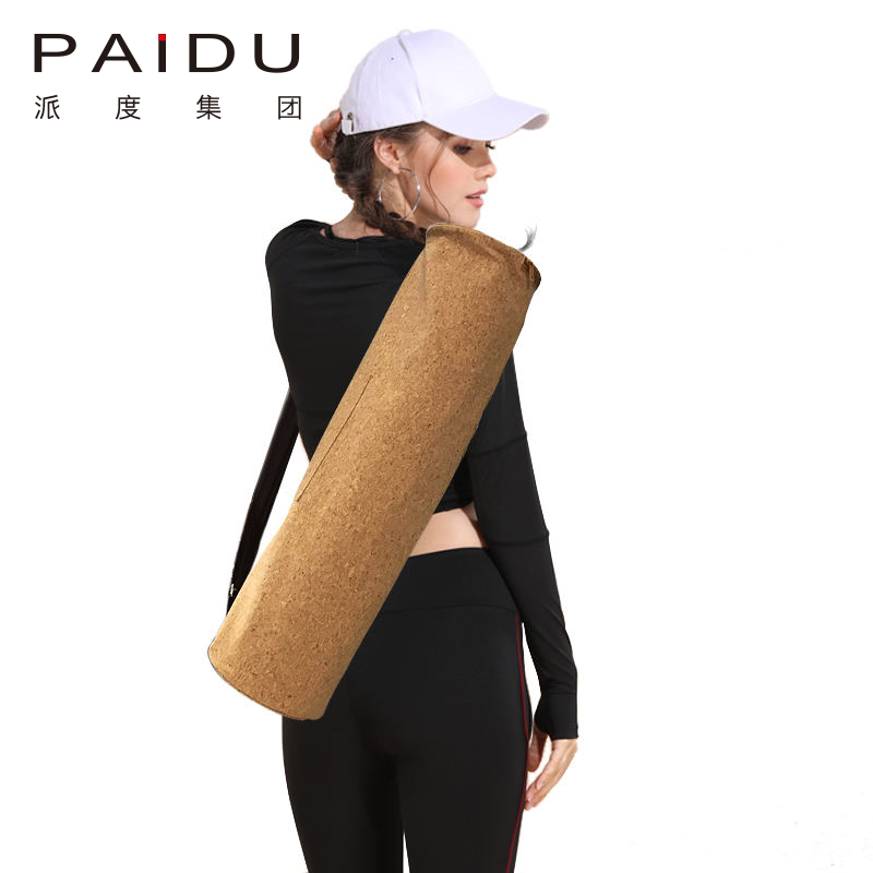Paidu Manufacturer Eco-Friendly Quality Cork Yoga Bag For Packing Manufacturer