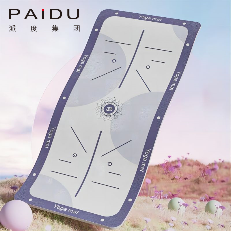 Paidu Manufacturer 183*80Cm Soft Anti-Slip Suede Tpe Printing Yoga Mat