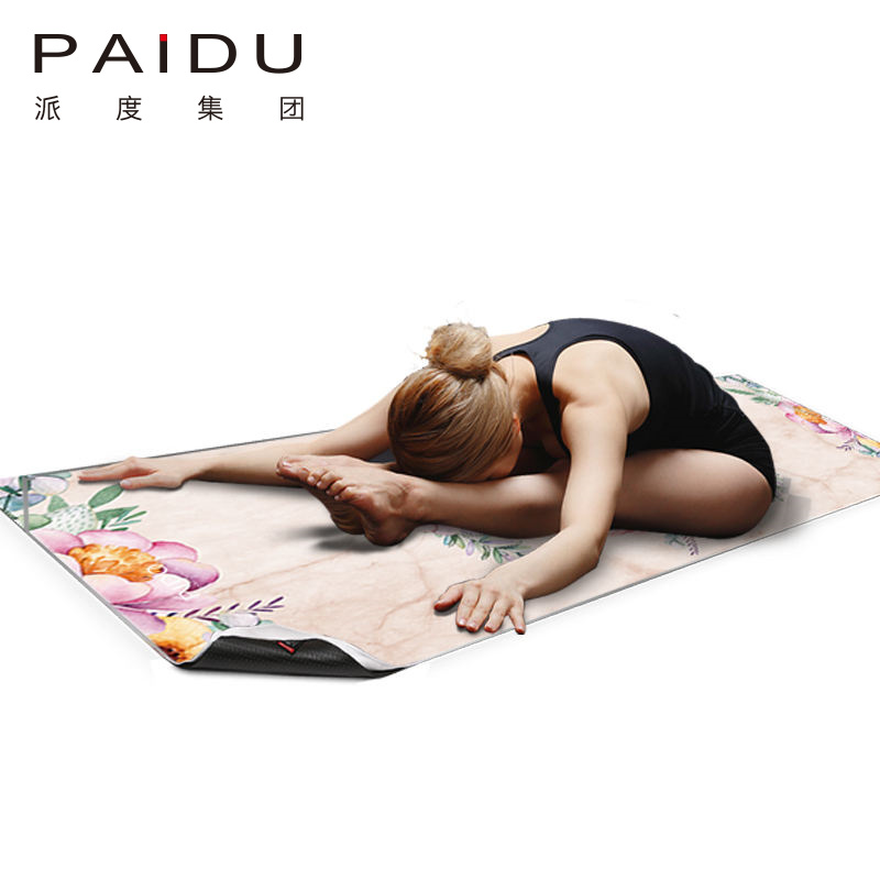 Bulk Suede Rubber Printing Yoga Mats - Customized Mats in Large Quantities