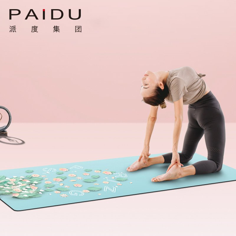 Bulk Suede Rubber Printing Yoga Mats - Customized Mats in Large Quantities