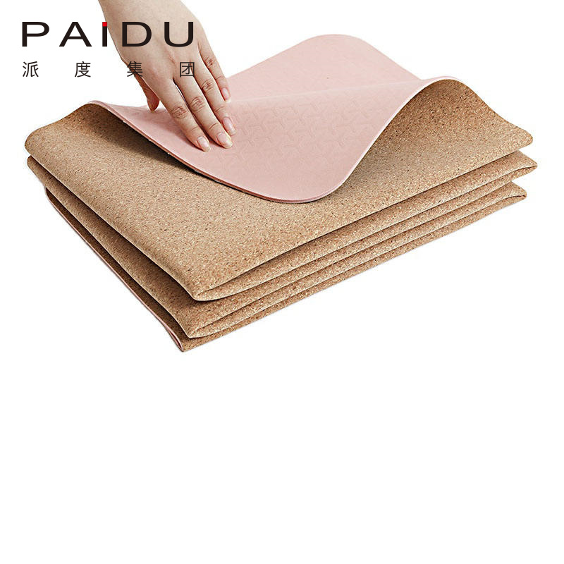 High Quality Custom Cork TPE Folding Yoga Mats | Personalized Design