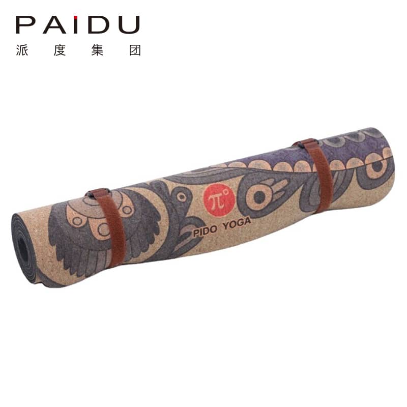 Premium Quality Cork Rubber Printing Yoga Mat Manufacturer | Paidu Supplier