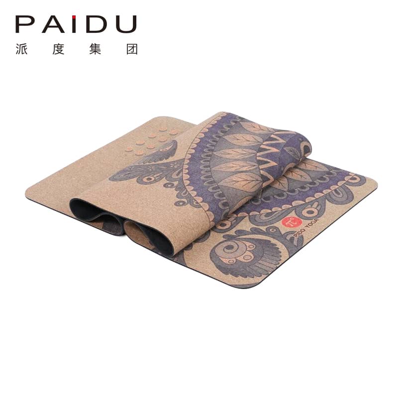 Bulk Cork Rubber Yoga Mats Customize for Studios & Retailers | Paidu Supplier