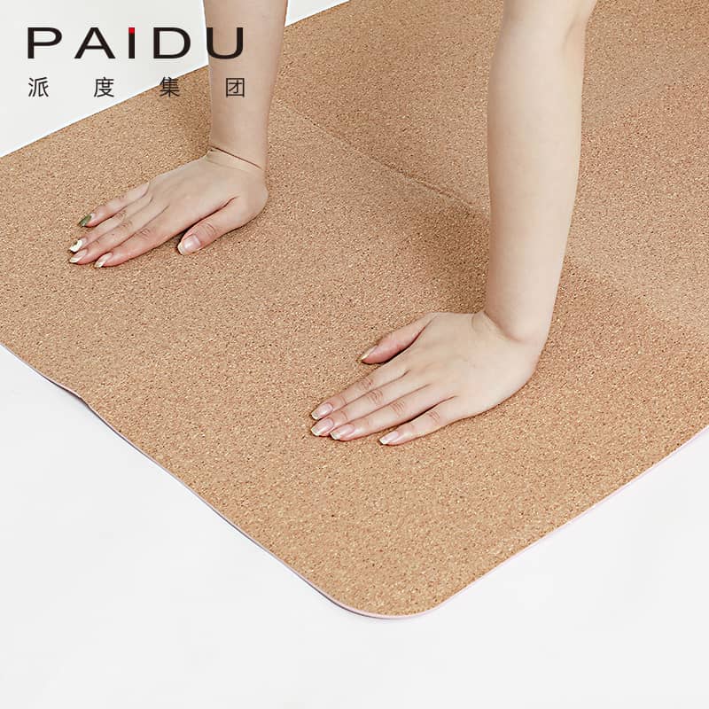Quality Wholesale OEM&ODM Cork TPE Folding Yoga Mat Manufacturer | Paidu Supplier