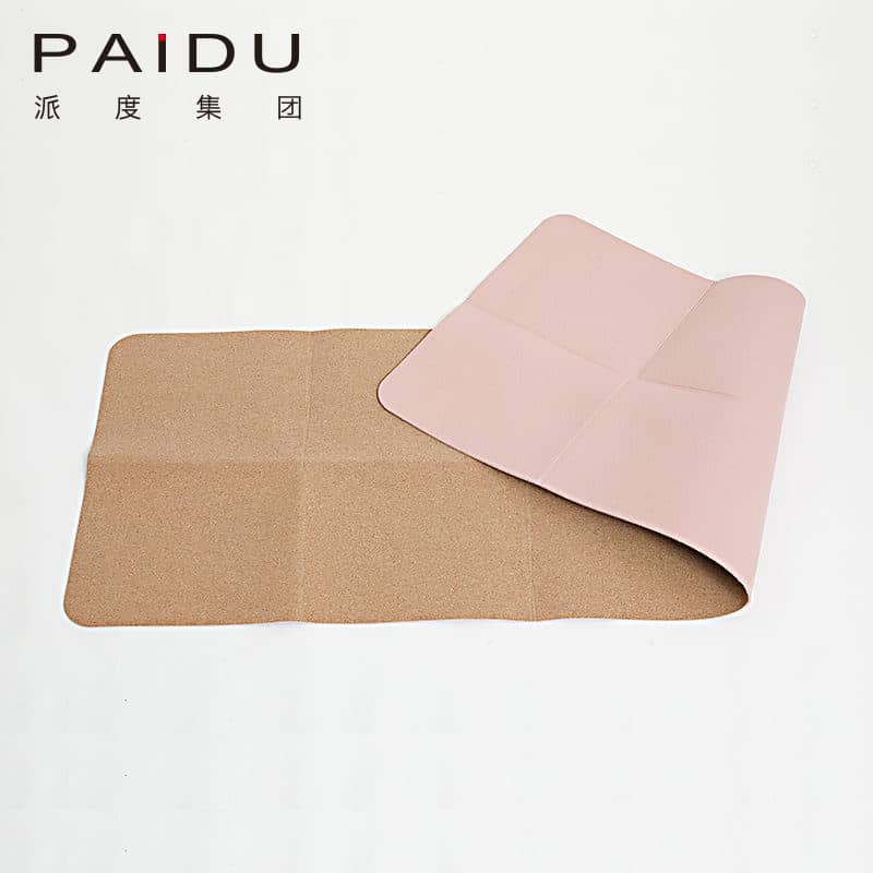 Quality Wholesale OEM&ODM Cork TPE Folding Yoga Mat Manufacturer | Paidu Supplier
