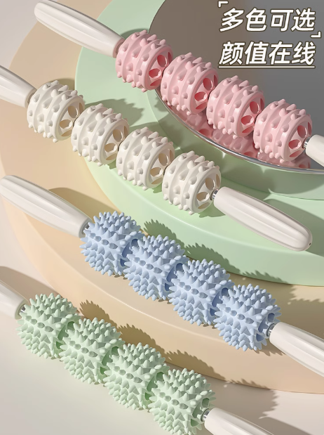 OGOGO Wolf Tooth Massage Roller for Leg Muscle Relaxation and Slimming