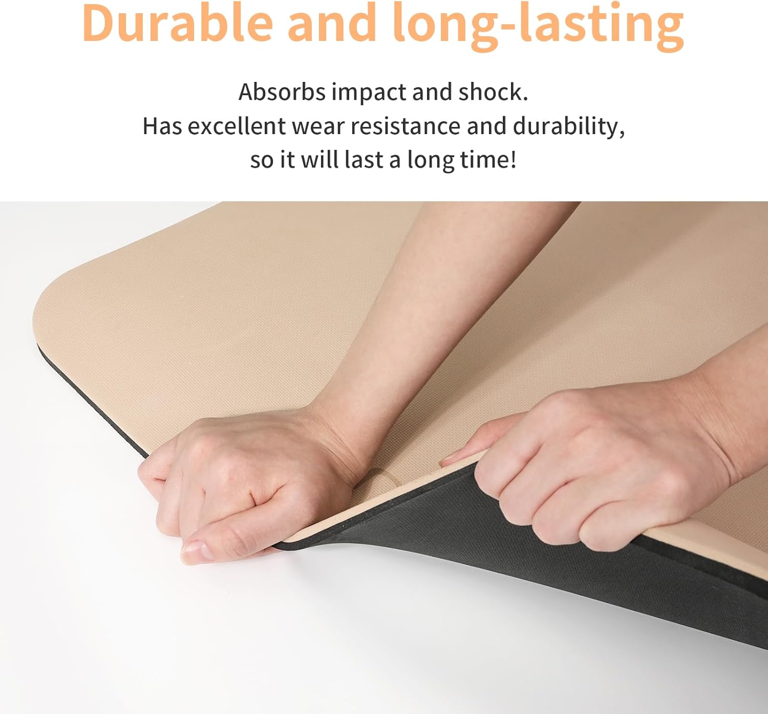 PAIDU Yoga Mat Non Slip Anti-tear,extra thick High Resiliency Professional POE Yoga Mats for Women Men Kids,70