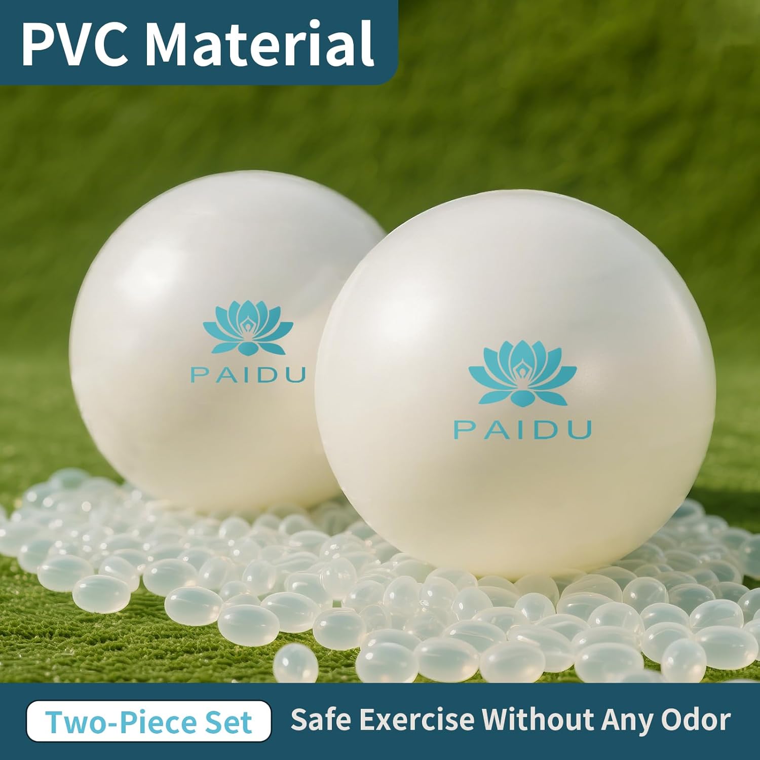 PAIDU Pilates Ball 10-inch Core, Anti-Explosion and Anti-Slip Mini Yoga Balls, Suitable for Pilates, Yoga, Core Training, Physical Therapy, Balance, Stability, Stretching Exercises