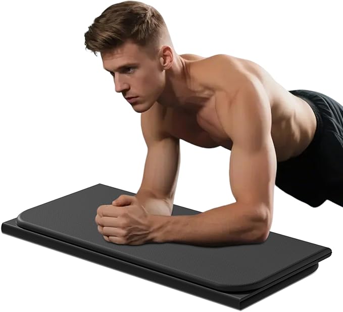 OGOGO Folding Yoga Mat for Men, 1.0