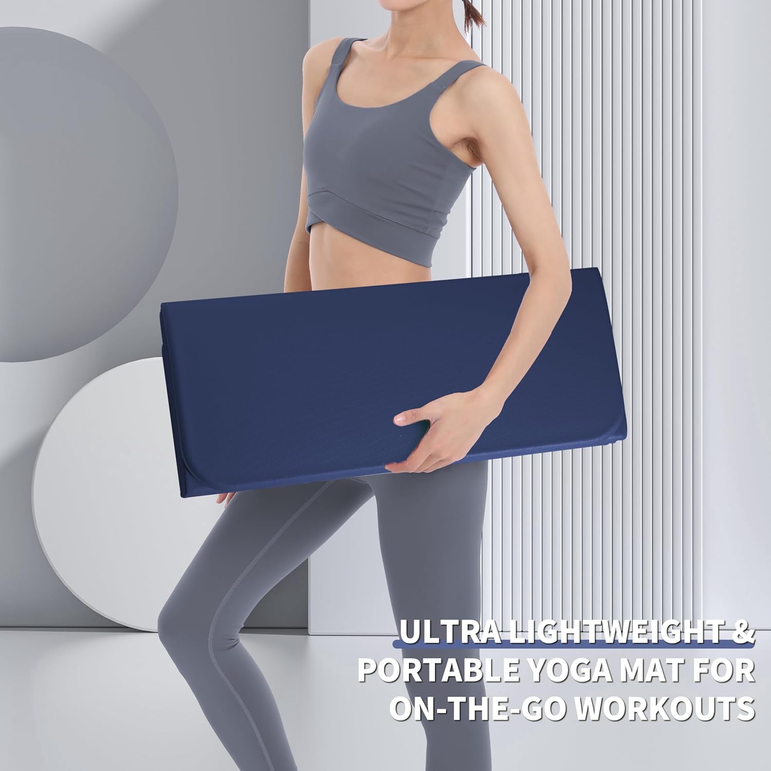 OGOGO Kids Yoga Mat Extra Thick 2/5 Inches,Portable Folding Exercise Mat(41.7